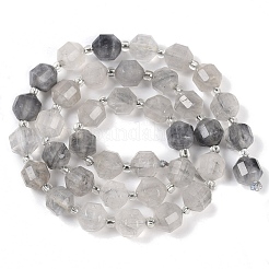 Natural Cloudy Quartz Beads Strands&nbsp;G-O201B-115F