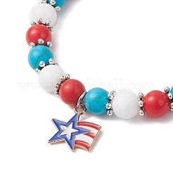 Synthetic Turquoise Bracelets&nbsp;BJEW-JB12437