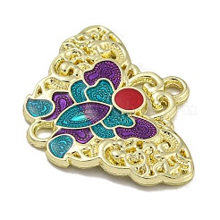 Alloy Enamel Connectors Charms&nbsp;PALLOY-F312-55G-01