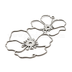 Non-Tarnish 201 Stainless Steel Big Pendants&nbsp;STAS-M318-16P