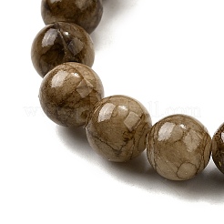 Natural Striped Stone Beads Strands&nbsp;G-D315-A01-03-4mm