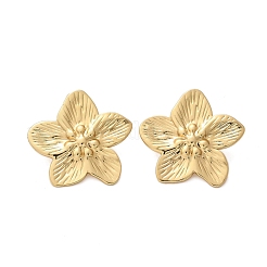 304 Stainless Steel Stud Earrings for Women&nbsp;EJEW-U047-28G