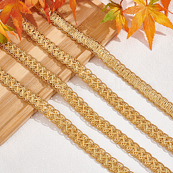 Polyester Braided Lace Trim&nbsp;OCOR-WH0078-09A