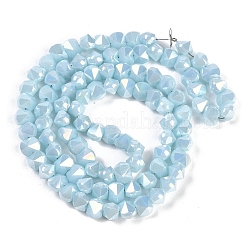 Electroplate Glass Beads Strands&nbsp;EGLA-B009-05A-10