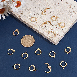 16Pcs Brass Earring Findings&nbsp;KK-ME0002-50