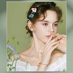174Pcs 13 Styles Artificial Flower Head&nbsp;AJEW-SP0002-83