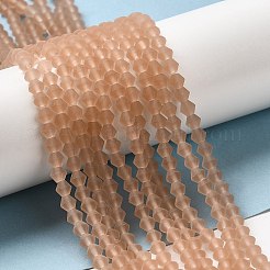 Imitate Austrian Crystal Frosted Glass Beads Strands&nbsp;EGLA-A039-T4mm-MD12