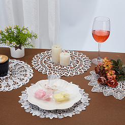 20Pcs 10 Styles Polyester Coasters&nbsp;AJEW-JOY0001-03