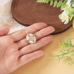 1Pc Brass Enamel Locket Pendants&nbsp;FIND-TA0010-71C