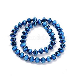 Electroplated Non-magnetic Synthetic Hematite Beads Strands&nbsp;LS-G-G862-01D