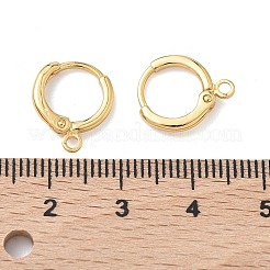 SHEGRACE Brass Leverback Earring Findings&nbsp;XGR0015G-72G