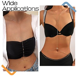 Brass Satellite Body Chains for Sexy Women&nbsp;NJEW-CJ00001