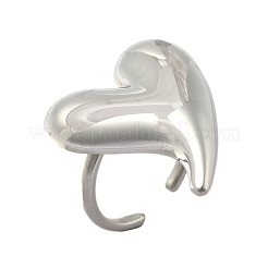 304 Stainless Steel Cuff Rings&nbsp;RJEW-D317-01B-P