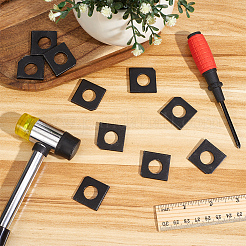 10Pcs 304 Stainless Steel Beveled Square Washers&nbsp;FIND-GF0009-49B