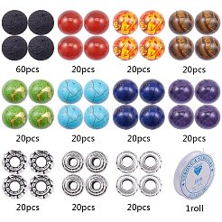 DIY Chakra Bracelet Making&nbsp;DIY-SC0009-48AS