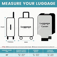 Non-woven Fabric Luggage Dust Cover&nbsp;AJEW-WH20816-089A