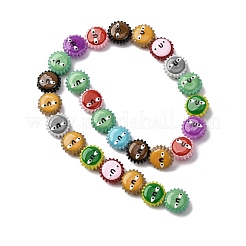Fuuny Baking Paint Glass Enamel Beads&nbsp;LAMP-Q045-01G