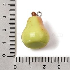 Opaque Resin Imitation Fruit Pendants&nbsp;RE-CBABD5A-01P