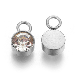 Glass Rhinestone Charms&nbsp;STAS-F189-P07