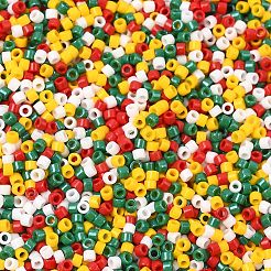 4 Colors 11/0 Christmas MIYUKI Delica Seed Beads&nbsp;SEED-X0058-21