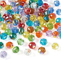 100Pcs 10 Colors Electroplate Transparent Glass Beads Strands&nbsp;EGLA-TA0013-69