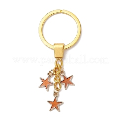 Alloy Enamel Star Keychain&nbsp;KEYC-JKC01084-02