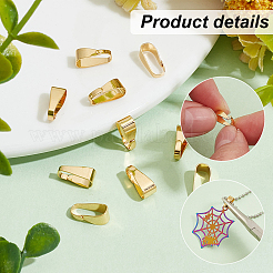 100Pcs Brass Snap on Bails&nbsp;KK-PH0006-33
