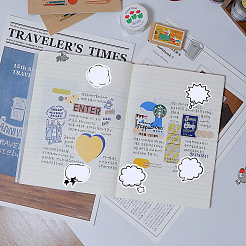 180Pcs Self Adhesive Paper Stickers&nbsp;DIY-SP0005-81