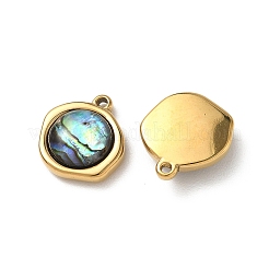 Natural Paua Shell Pendants&nbsp;STAS-G397-01G-02