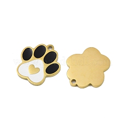 304 Stainless Steel Enamel Pendants&nbsp;STAS-L302-24G-02