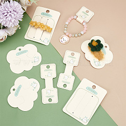 150Pcs 3 Styles Paper Hair Clip Display Cards&nbsp;CDIS-NB0001-37