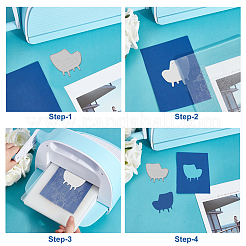 3Pcs 3 Styles Carbon Steel Cutting Dies Stencils&nbsp;DIY-WH0309-908