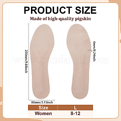 Leather Self-Adhesive Shoe Pads&nbsp;AJEW-WH0673-43