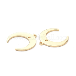 Brass 2-Loop Link Connectors&nbsp;KK-K250-15LG