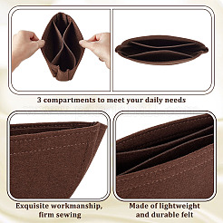 Wool Felt Purse Organizer Insert&nbsp;FIND-WH0128-74A-01