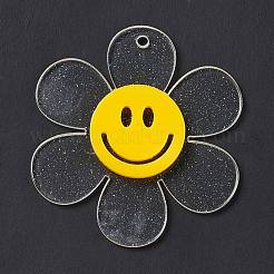 Transparent Acrylic Big Pendants&nbsp;OACR-P012-AM