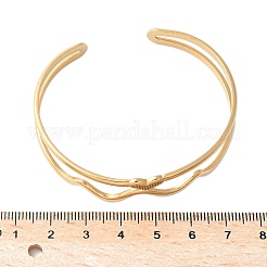 304 Stainless Steel Cuff Bangles for Women&nbsp;BJEW-U032-05G