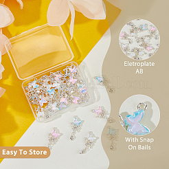 12Pcs 3 Colors Silver Tone Alloy Pendants&nbsp;FIND-HS0002-05
