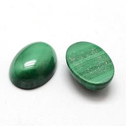 Oval Natural Malachite Cabochons&nbsp;G-O147-03F