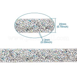 Glitter Resin Hotfix Rhinestone(Hot Melt Adhesive On The Back)&nbsp;OCOR-TAC0004-C-01