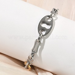 201 Stainless Steel Chain Necklaces & Chain Bracelets&nbsp;SJEW-G087-01GP