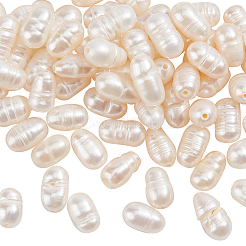 3 Strands Natural Cultured Freshwater Pearl Beads Strands&nbsp;PEAR-NB0002-25