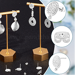20Pcs Brass Stud Earring Findings&nbsp;KK-BBC0027-61