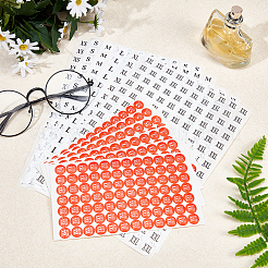 60 Sheets 12 Styles Clothing Size Round Sticker Labels&nbsp;DIY-CA0001-84