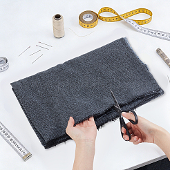 Herringbone Patterned Tweed Fabric for Clothing Accessories&nbsp;DIY-WH0579-94B