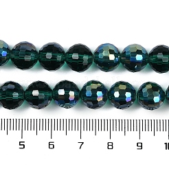 Transparent Electroplate Glass Beads Strands&nbsp;EGLA-N002-31-H13