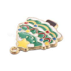 Christmas Theme Alloy Enamel Pendants&nbsp;X1-ENAM-D060-04F