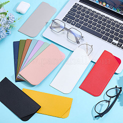 12Pcs 12 Colors Imitation Leather Eyeglass Cases&nbsp;AJEW-DC0003-53