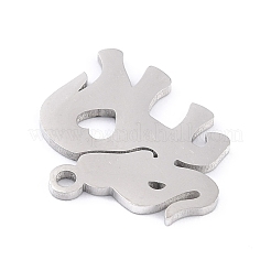 Non-Tarnish 201 Stainless Steel Pendants&nbsp;STAS-K003-04P