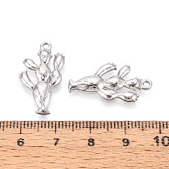 304 Stainless Steel Cactus Pendants&nbsp;STAS-T067-47P